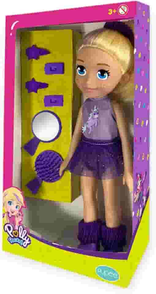 Boneca Polly Pocket GInasta 36cm Mattel Pupee