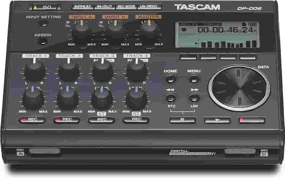 Tascam DP-006 - Gravador de Voz 2 GB USB2.0 Mono Embutido
