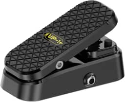 menolana Pedal de expressão para guitarra com interruptor de autobloqueio, volume passivo, guitarra sem ruído, resistente, amortecido, saídas duplas