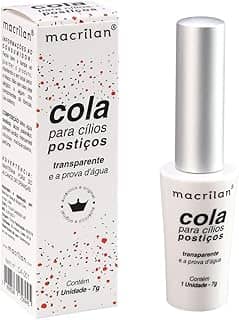 Cola para cílios postiços. Transparente. - CA-001, Macrilan