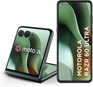 Smartphone Motorola Razr 60 Ultra - 1TB 32GB (16GB RAM+16GB Ram Boost) Snapdragon 8 Elite Tela dobrável 7" e externa 4” Moto AI 50MP camera - Verde