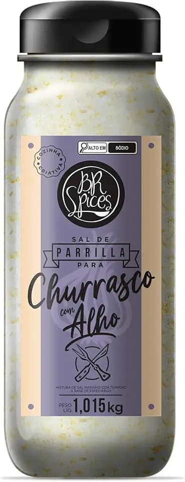 Sal de Parrilla com Alho 1,015 kg - BR Spices