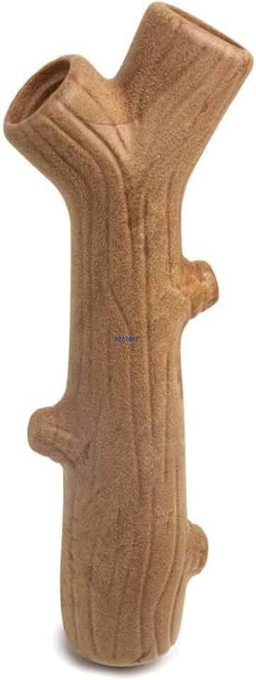 Germanhart Brinquedo Mordedor para Cães em Formato de Tronco, 1 Unidade, Extra Grande, Marrom