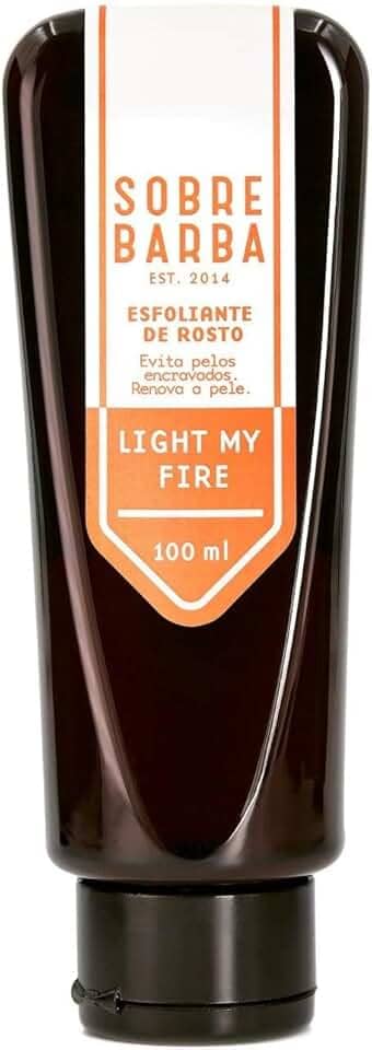 Esfoliante de Rosto - Light My Fire 100Ml, Sobrebarba, Marrom