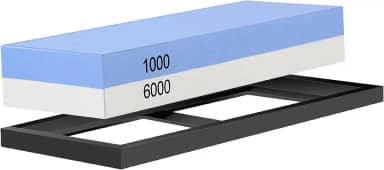 Conjunto De Pedras De Afiar, 1000/6000 Grit Pedras De Afiar De Dupla Face Com Base Antiderrapante