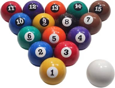 Jogo Bolas De Bilhar/Sinuca/Snooker 50mm