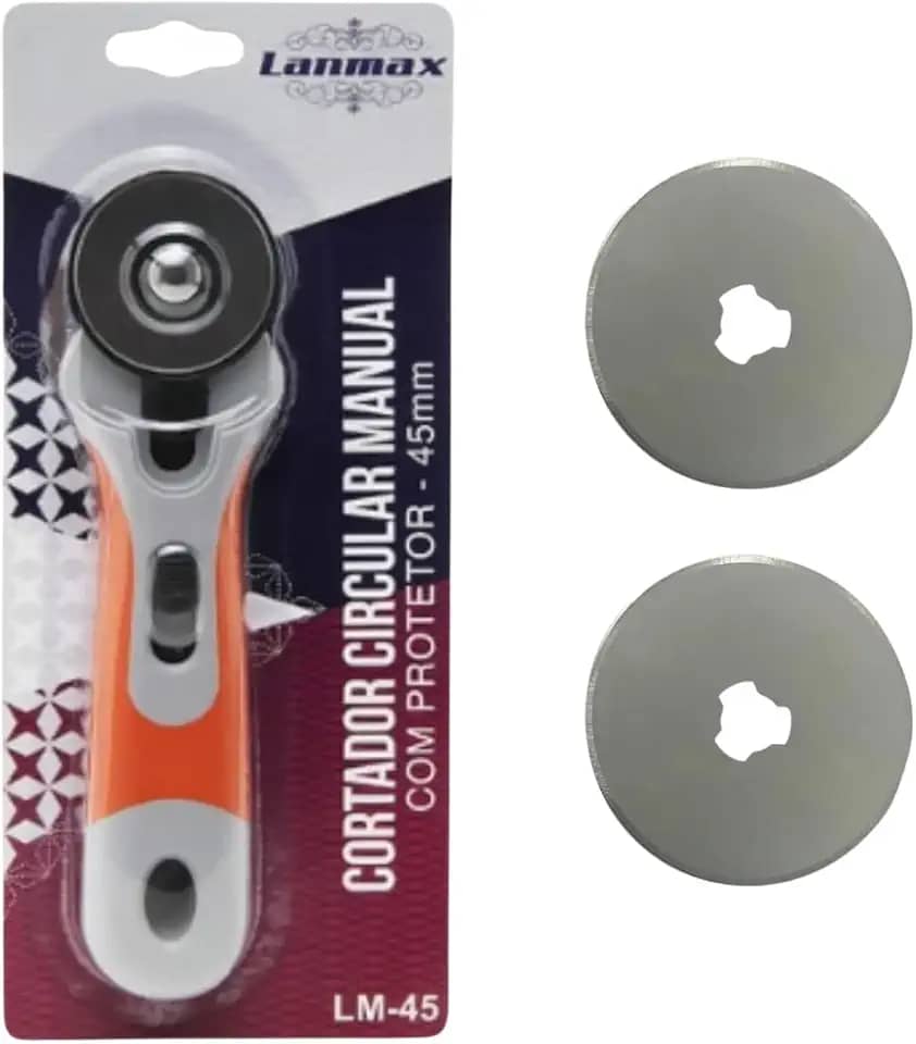 Cortador Circular Manual + 2 Lâminas de Corte de 45mm