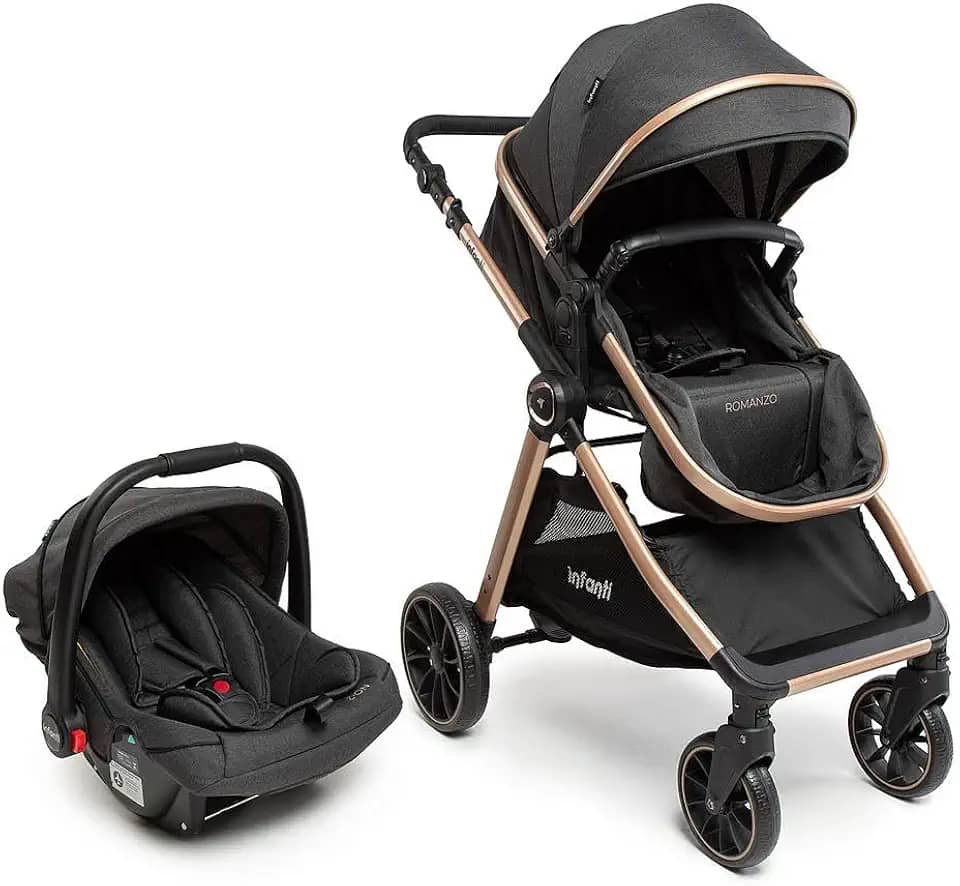 Travel System Infanti, Romanzo Duo, Preto Bronze