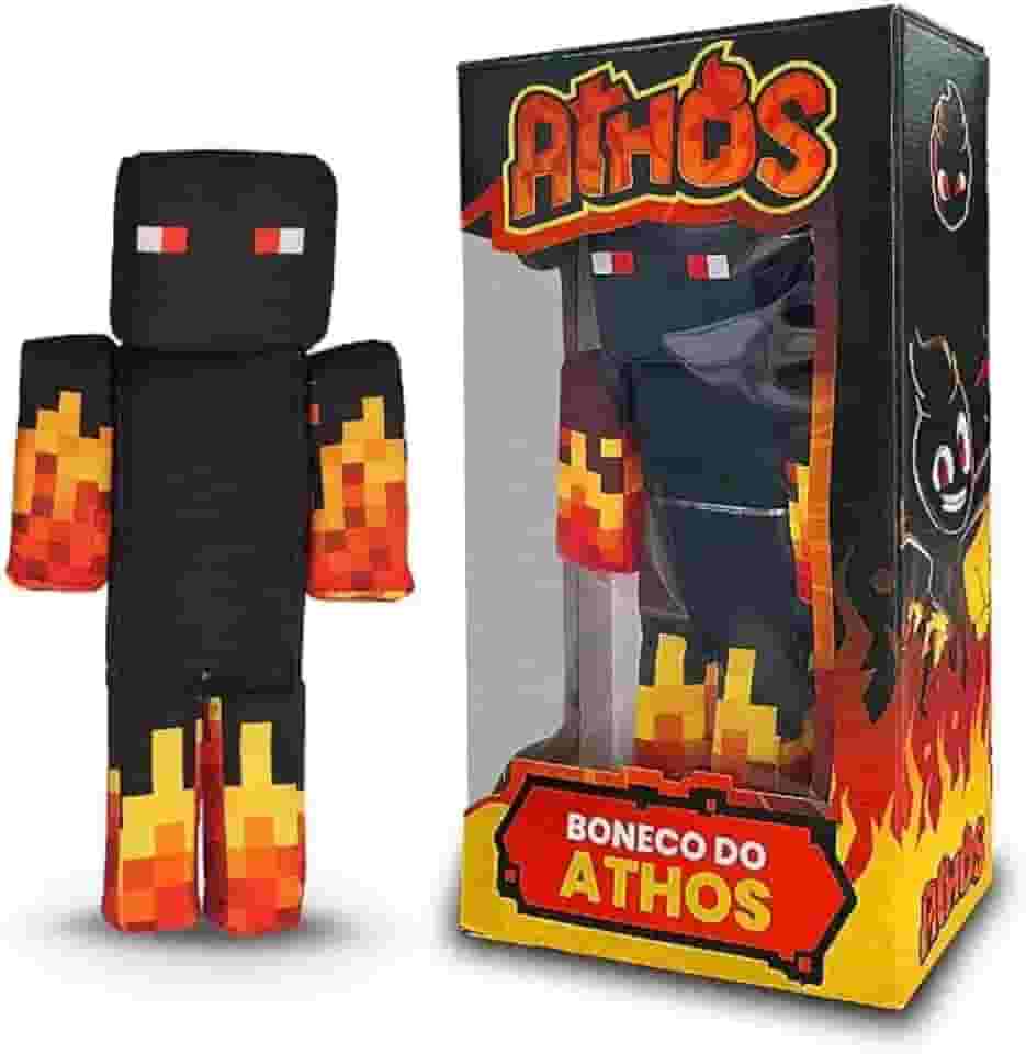 Boneco de Pelúcia Cosmokids ATHOS 32cm, Macio e Confortável, Toque Aveludado, Antialérgico, Estimula Imaginação e Criatividade