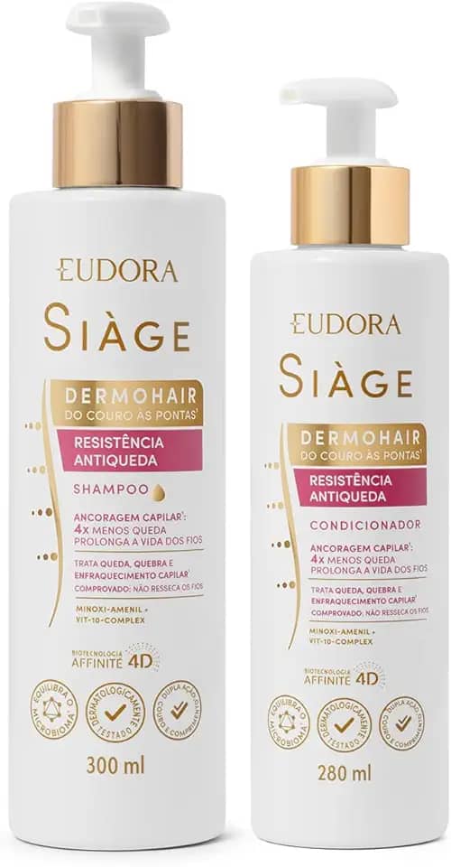 Combo Siàge Antiqueda: Shampoo 300ml + Condicionador 280ml