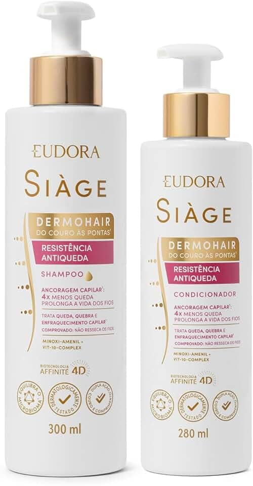 Combo Siàge Antiqueda: Shampoo 300ml + Condicionador 280ml