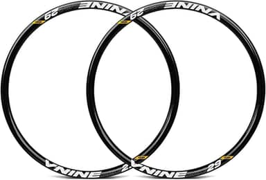 Kit 2 Aros Rodas 29/36 Furos Freio a Disco Valvula Schrader Grossa Vnine Vzan