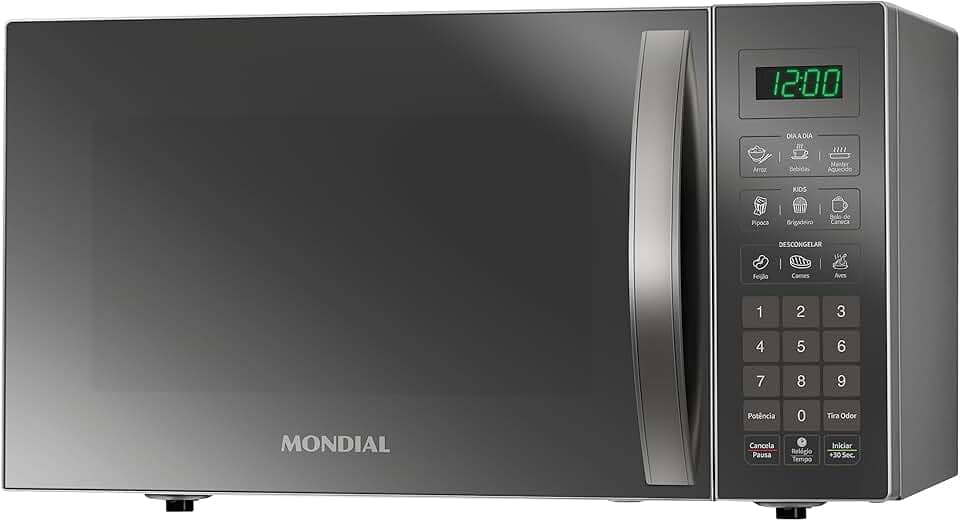 MONDIAL Micro-Ondas, Espelhado, 1400W, 220V - MO-02-34-E
