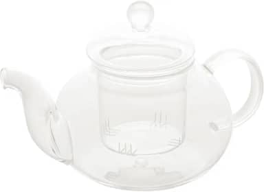 LYOR - Chaleira de Vidro Borossilicato Resistente ao Calor 860ml