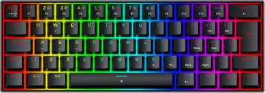 Teclado Magnético Gamer Redragon Fizz RGB Preto 60% Polling Rate 8K Rapid Trigger Switch Linear K617RGB-M