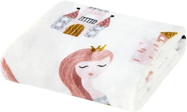 Manta Coberta Bouti Kids 2,20m x 1,50m Infantil Menino e Menina Quentinha Confortável Estampada Cobertor (Little Princess)