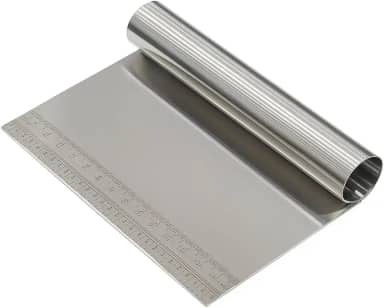 Espatula para Confeitaria Inox Cortar Raspar Confeitar Temperar Dividir Chocolate Bolo Com Régua15 CM Leve e De Fácil Manuseio Antiaderente