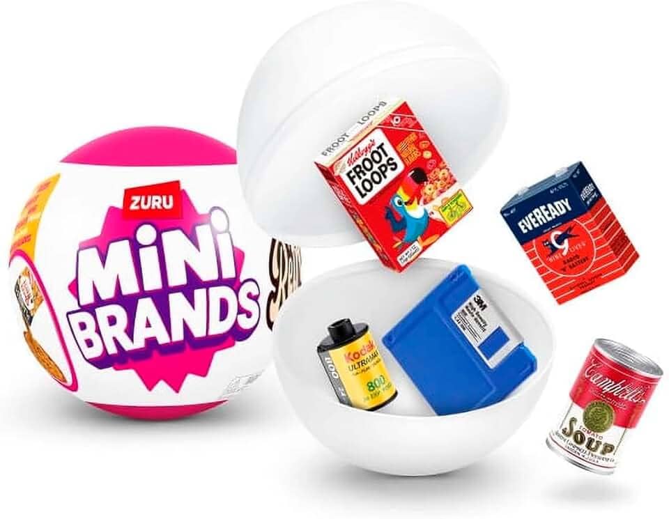 Candide, Mini Brands, Retrô - Com 60 Miniaturas