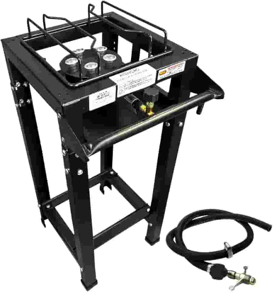 Fogão Portátil Industrial ROA 1 Boca Alta Pressão Preto