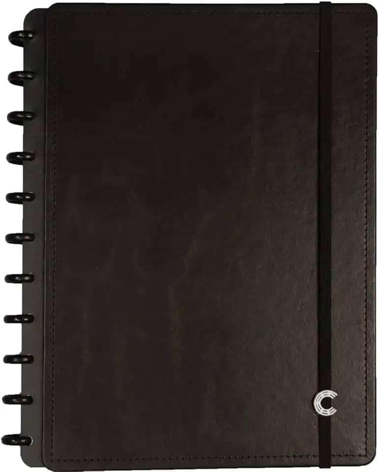 Caderno Inteligente, Grande, Black, 215x280mm, 80 Folhas