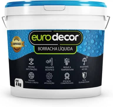 Tinta Emborracaha Borracha Liquida 4KG Branco Neve