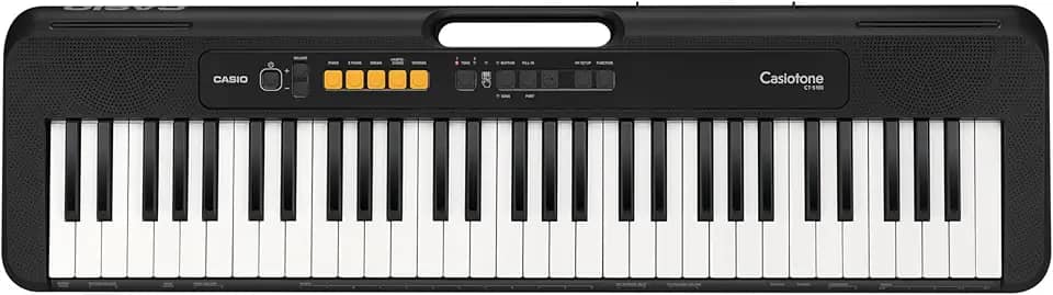 TECLADO MUSICAL CASIOTONE CT-S100C2-BR PRETO
