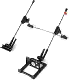 Suporte para Notebook em Aço Dobrável e Altura Ajustável c/Apoio de Celular NR17