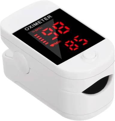 Medidor digital de ponta de dedo Festnight com visor OLED e sensor de oxigênio, saturação