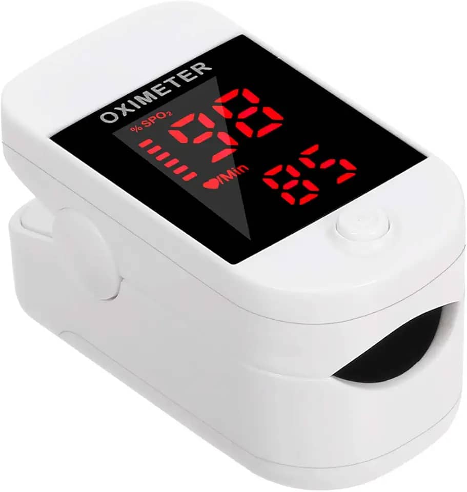Medidor digital de ponta de dedo Festnight com visor OLED e sensor de oxigênio, saturação