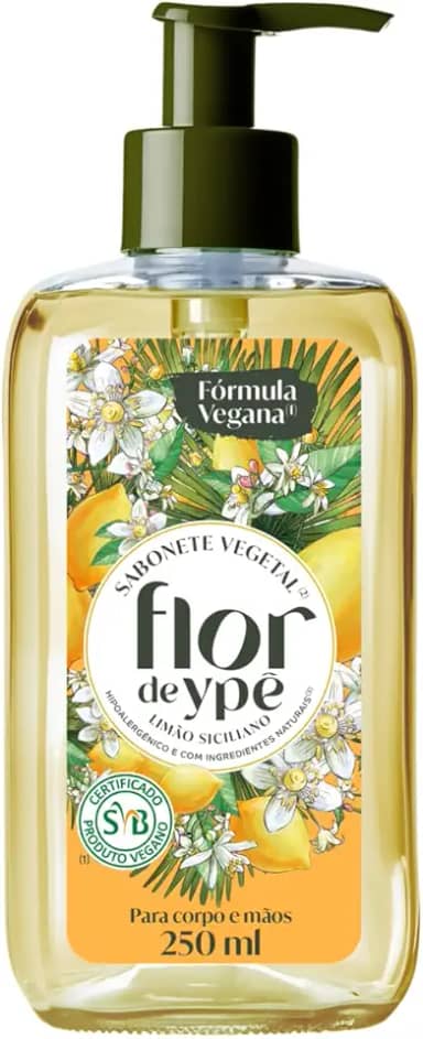 Ypê - Sabonete Flor de Ypê Vegano Limão Siciliano 250ml