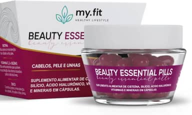 Beauty - Cabelo, Pele e Unhas (Nova Fórmula em Softgel) - Concentrado em Biotina + Ácido Hialurônico + Vitaminas A, C e E