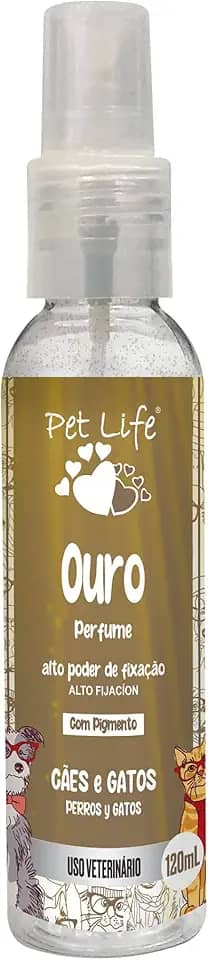 Perfume Ouro Pet Life Cães e Gatos 120 mL