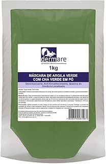 DERMARE Argila Verde Com Chá Verde 1Kg Dermare Verde