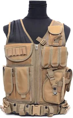 Colete leve e respirável para atividades ao ar livre, colete tático multifuncional