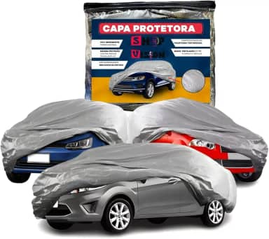 Capa de Cobrir Carro Protetora 100% Impermeável Proteção Chuva Sol Poeira Anti-uv (Gol G5)
