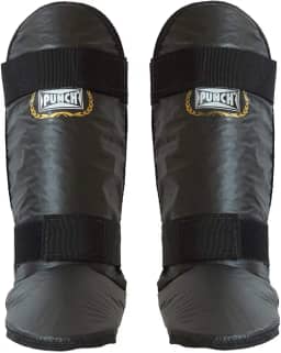 Protetor De Canela Com Pé - Preto E Branco Punch