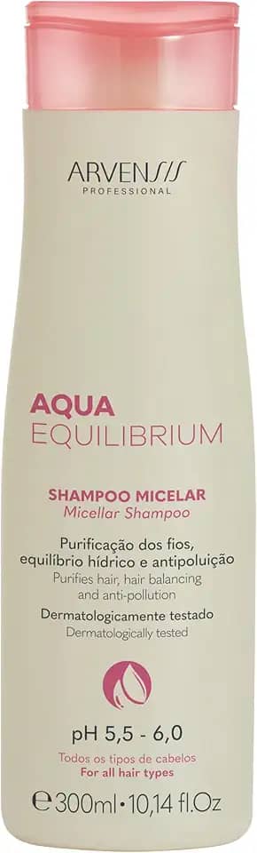 Arvensis – Shampoo Micelar Aqua Equilibrium 300ml | Limpeza Micelar, Hidratação, Equilíbrio, Fórmula Vegana, Uso Diário