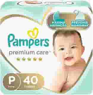 Fralda Pampers Premium Care P - 40 fraldas