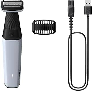 Aparador e Raspador de Pelos para o Corpo Philips Bodygroom BG3007/01 Uso Seco e Molhado, à Prova d’água - Bivolt