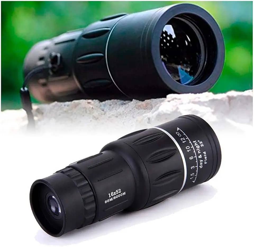 Jiaxi Telescópio Profissional, Luneta Golfscope 16x52 Zgp (Preto)