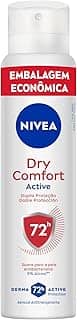 NIVEA Desodorante Antitranspirante Aerossol Dry Comfort 200ml - Proteção eficaz de 48 horas contra suor e mau odor, com 2x mais ativos hidratantes, garantindo axilas secas e saudáveis