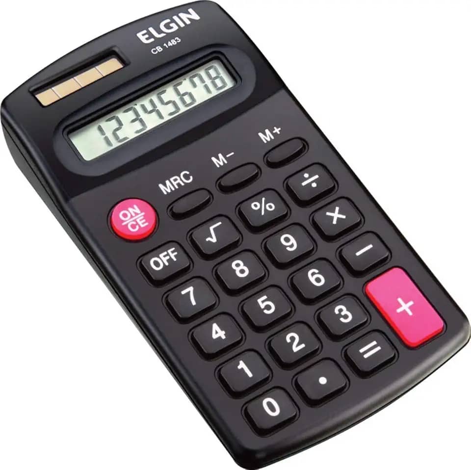 Calculadora de Bolso 8 Dígitos CB 14853 Preta Elgin