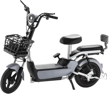 Bicicleta Elétrica Adulto 500W Scooter ZJ – Autopropelida Velocidade Max 30Km Ideal Para Mobilidade Urbana com Garupa e Alarme