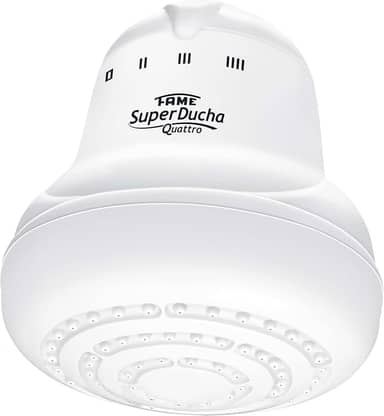 CHUVEIRO ELÉTRICO - SUPER DUCHA QUATTRO BRANCO 127V 5.400W - FAME