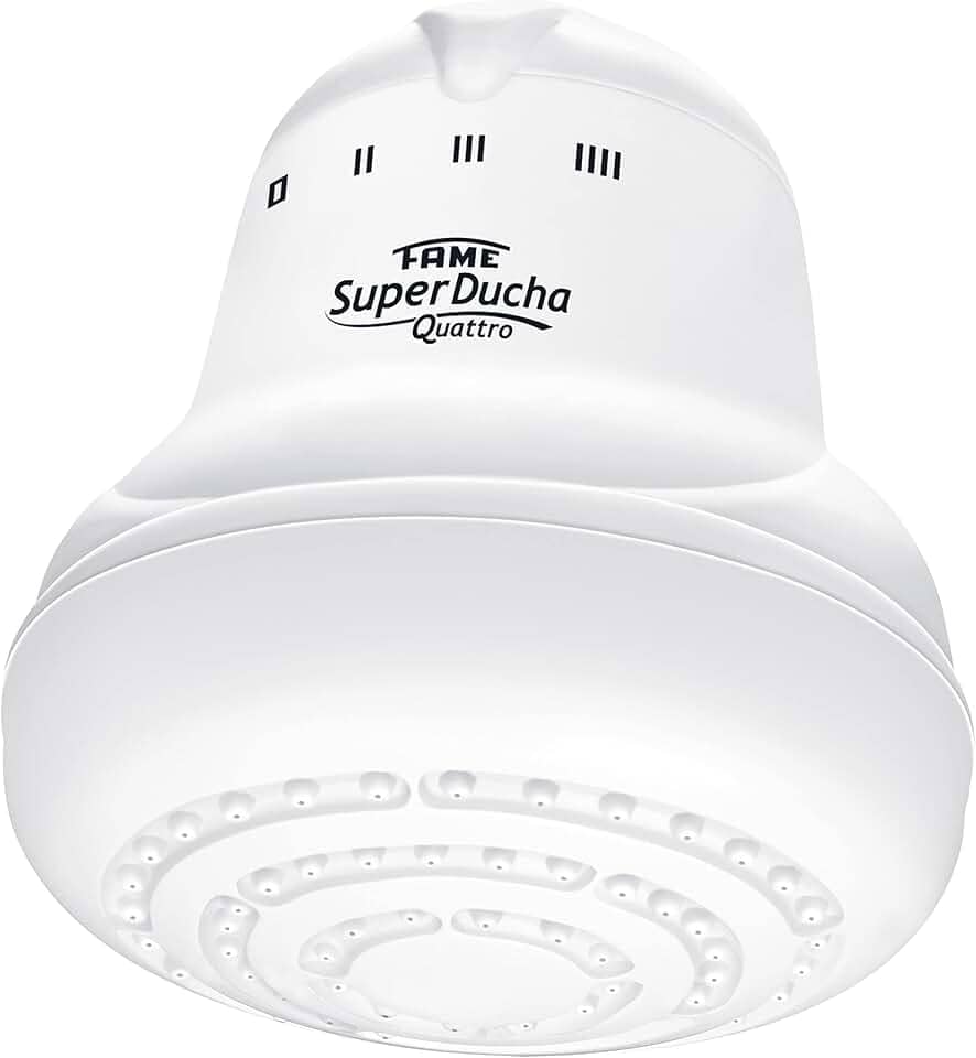 CHUVEIRO ELÉTRICO - SUPER DUCHA QUATTRO BRANCO 127V 5.400W - FAME