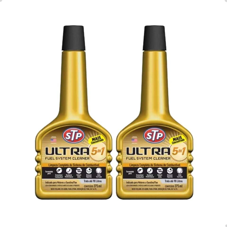 Kit 2 Ultra 5e1 Aditivo Stp Limpeza Completa Injeção 375ml