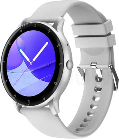 Bettdow Smartwatch Relógio inteligente com Al integrada, atende/faz chamadas, relógio esportivo feminino e masculino de 1,28" à prova d'água IP67, para celulares Android e iOS FB051 (Prata)