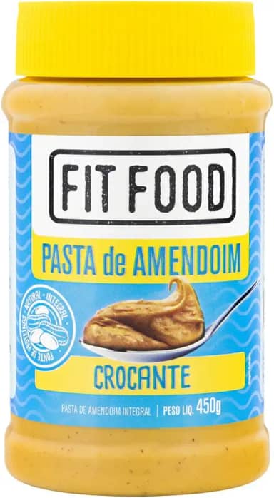 Fit Food Pasta De Amendoim Crocante 450G