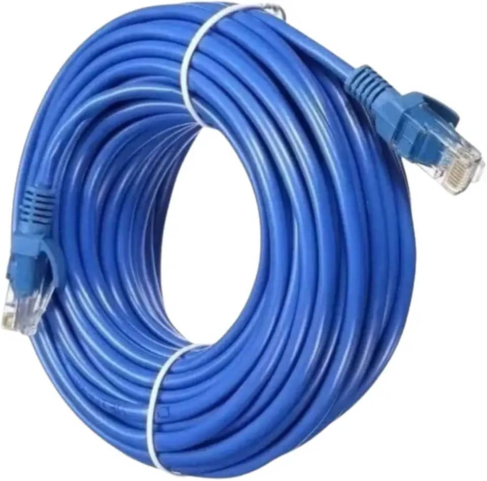 CABO DE INTERNET CAT6 RJ45 ETHERNET LAN GIGA 10/1000 30 METROS