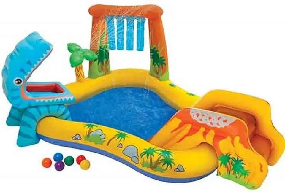 Centro De Diversões Inflável Parque Dos Dinossauros - Intex